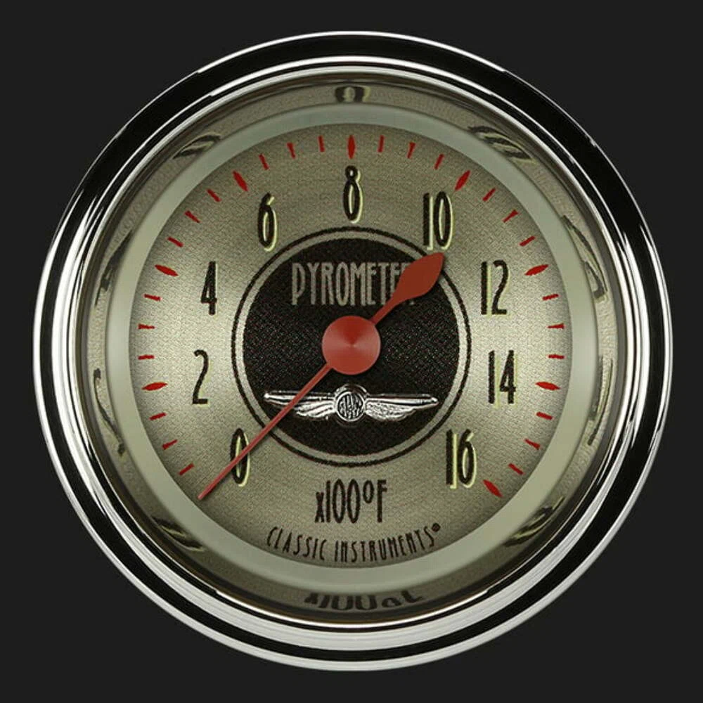 All American Nickel 2 1_8_ Exhaust Gas Temp. Gauge AN198SHC